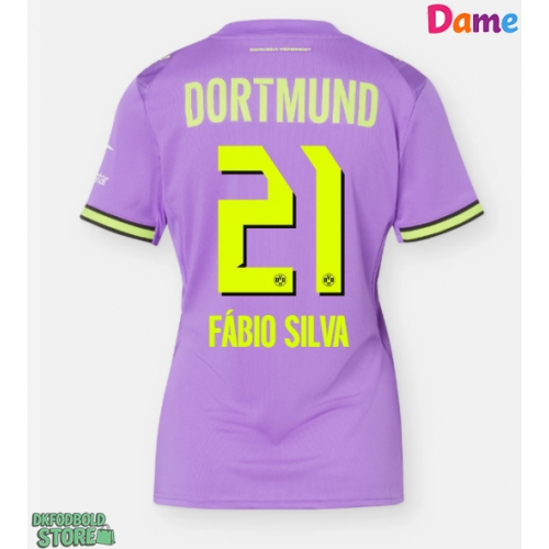 Borussia Dortmund Fabio Silva #21 Replika Tredjetrøje Dame 2026-27 Kortærmet